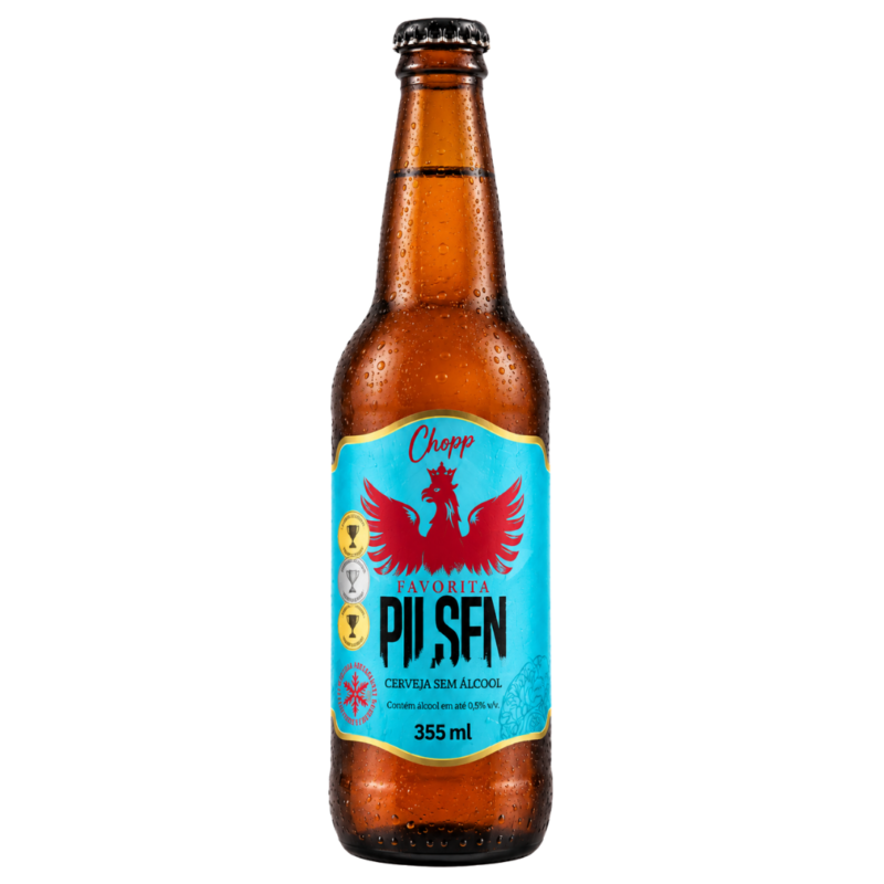Pilsen Sem Álcool Garrafa Long Neck 355ml