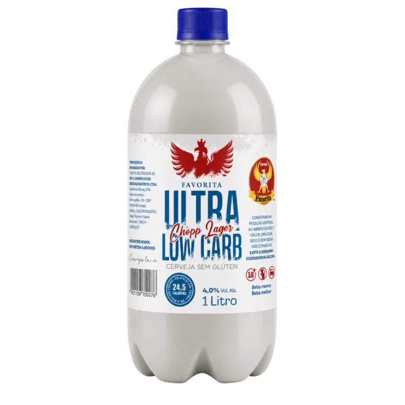 Ultra Low Carb Garrafa Pet 1L - 24,5kcal a cada 100ml